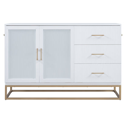 Murphy Bed With Frosted Glass Doors Design, Fake Drawers, Metal Legs - The Sleep Loft - Online Mattress Showroom NYC