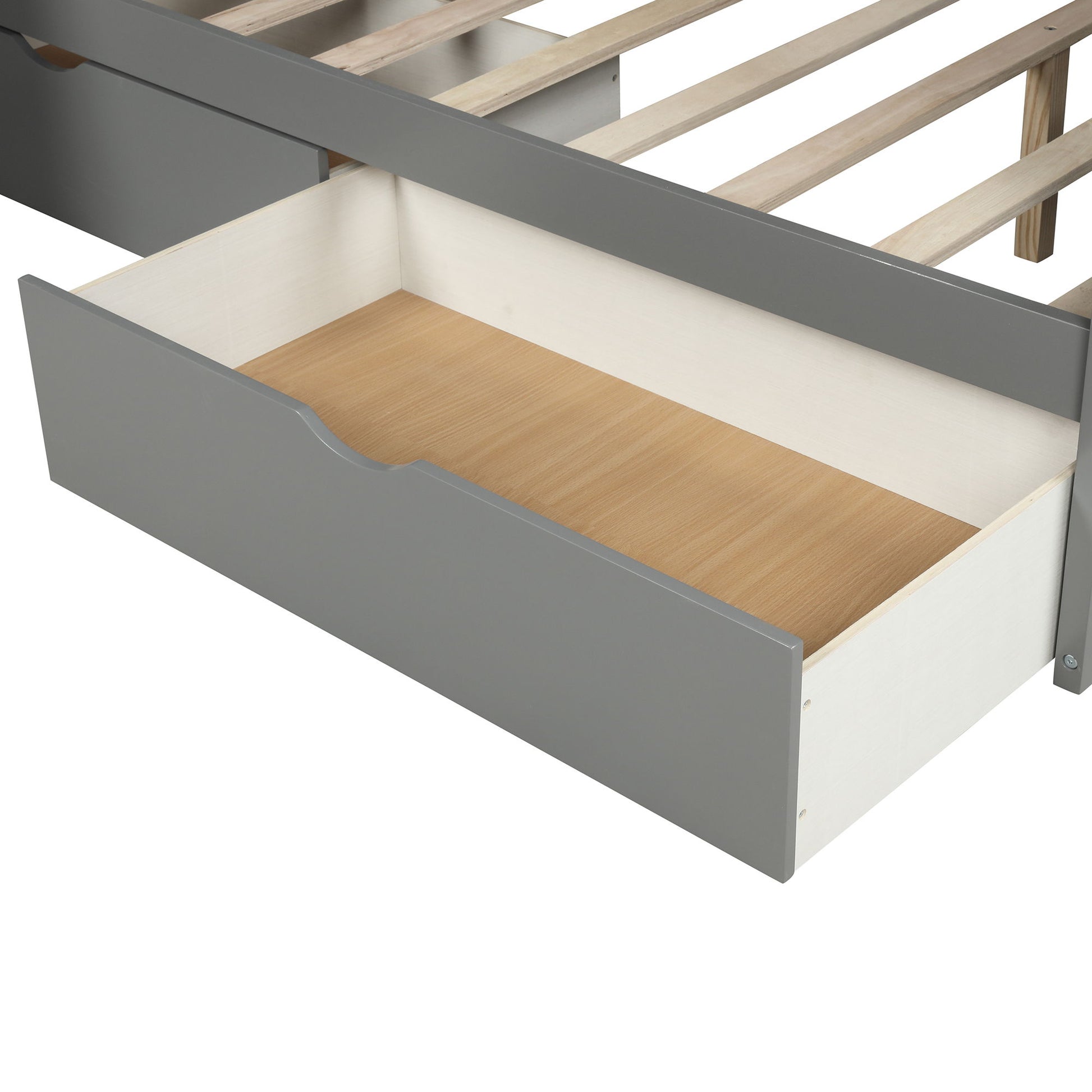 Bunk Bed With Storage Staircase, Slide, Desk, Drawers, And Shelves - The Sleep Loft - Online Mattress Showroom NYC