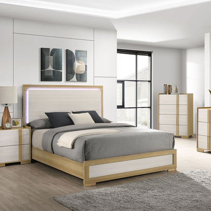 Lincoln - 2 Drawer Nightstand - Natural - The Sleep Loft - Online Mattress Showroom NYC