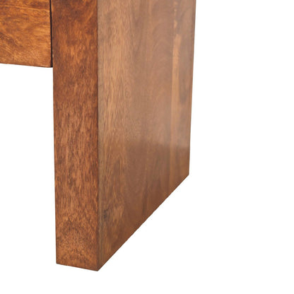 Mini Darcy - Nightstand With Curved Edges - The Sleep Loft - Online Mattress Showroom NYC