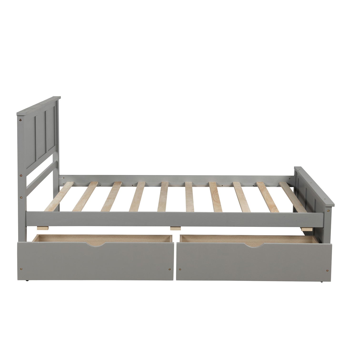 Platform Storage Bed With 2 Wheel Base Drawers - The Sleep Loft - Online Mattress Showroom NYC