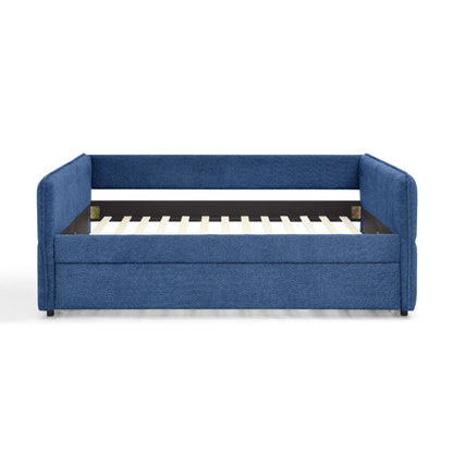 Upholstered Daybed With Pop Up Trundle - The Sleep Loft - Online Mattress Showroom NYC
