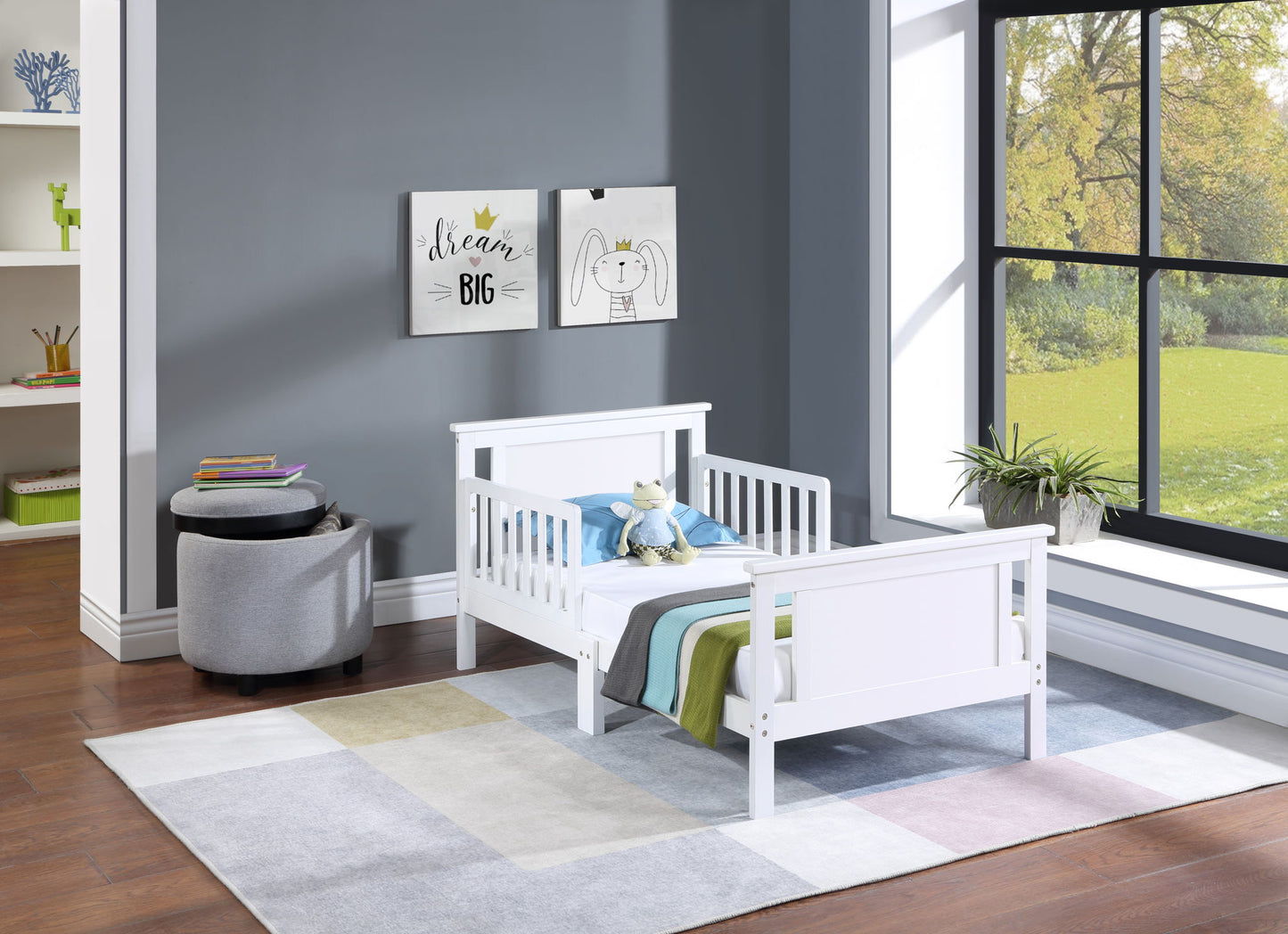 Connelly - Reversible Panel Toddler Bed - The Sleep Loft - Online Mattress Showroom NYC
