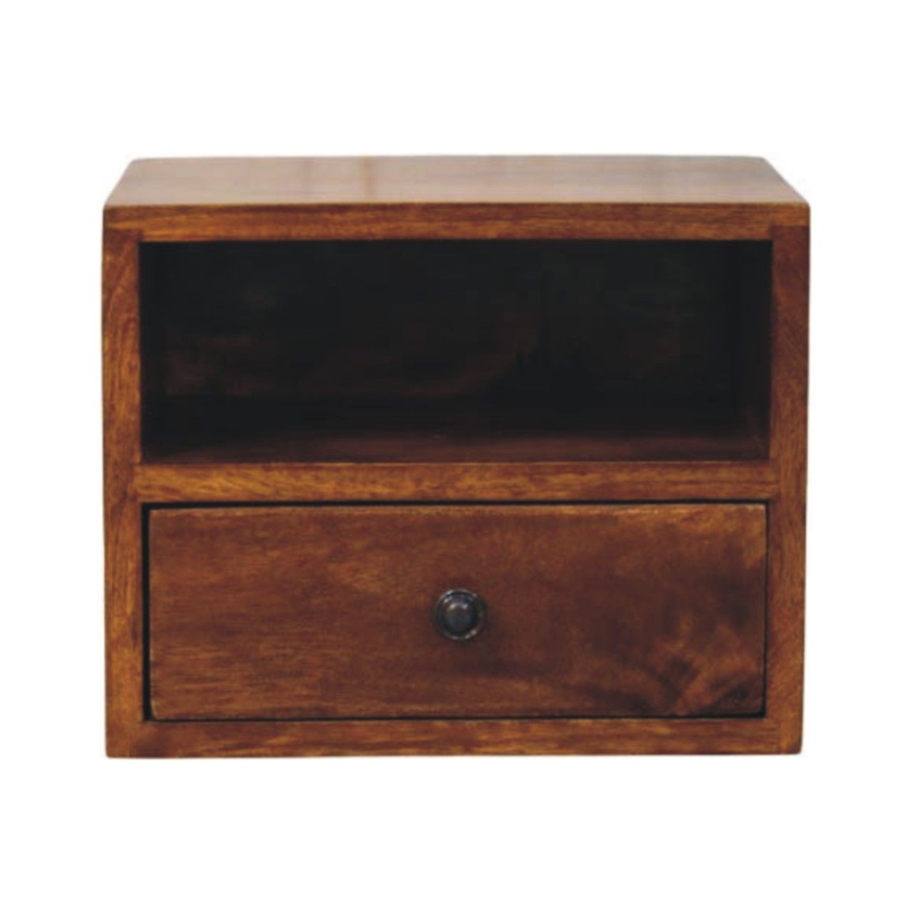Solis - 1 Drawer Wall Mounted Nightstand - The Sleep Loft - Online Mattress Showroom NYC