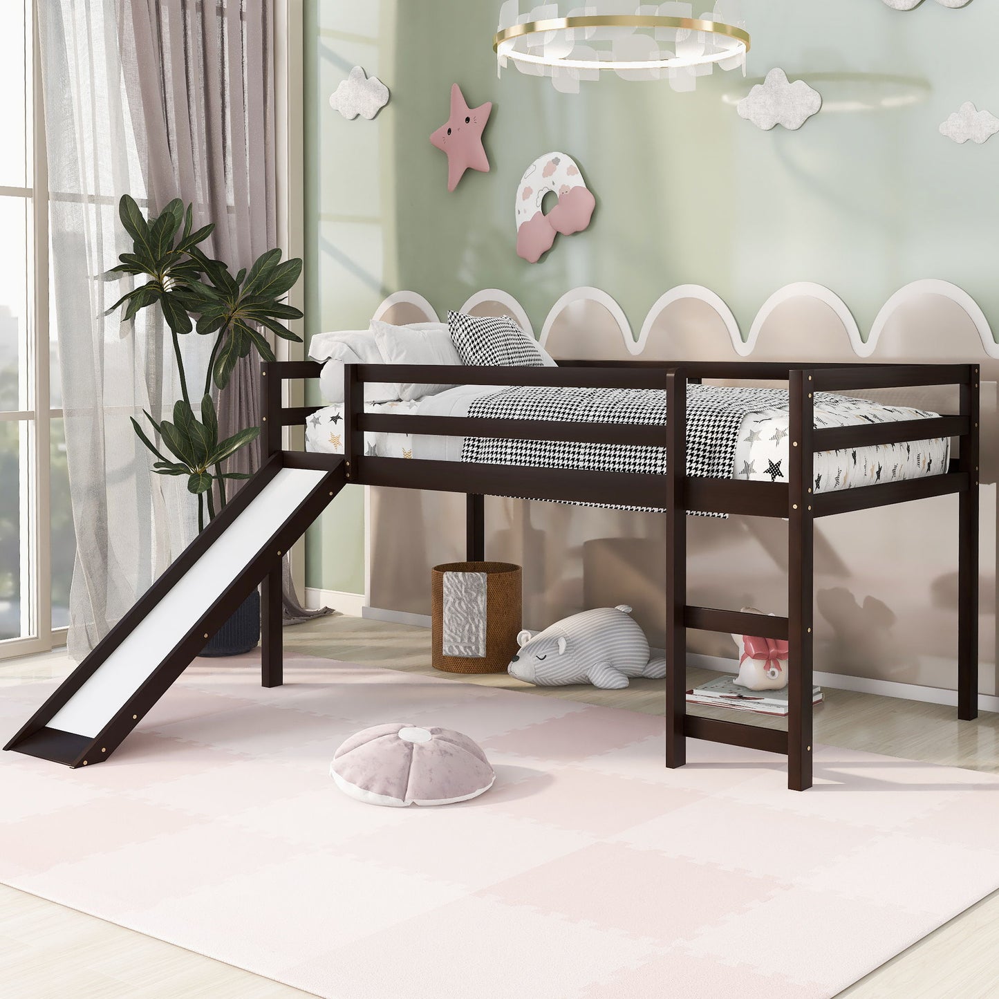 Loft Bed With Slide, Multifunctional Design - The Sleep Loft - Online Mattress Showroom NYC