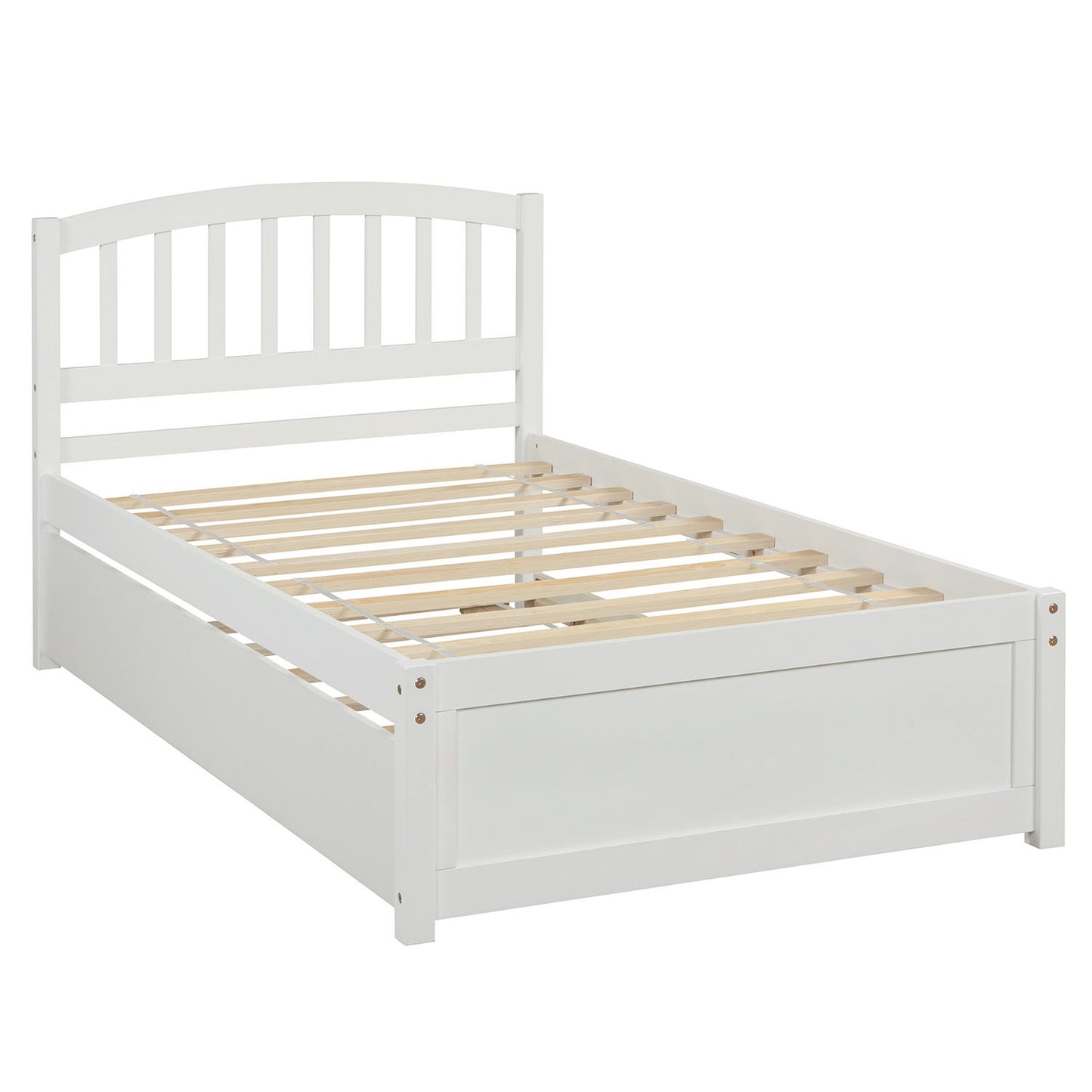 Platform Bed Wood Bed Frame With Trundle - The Sleep Loft - Online Mattress Showroom NYC