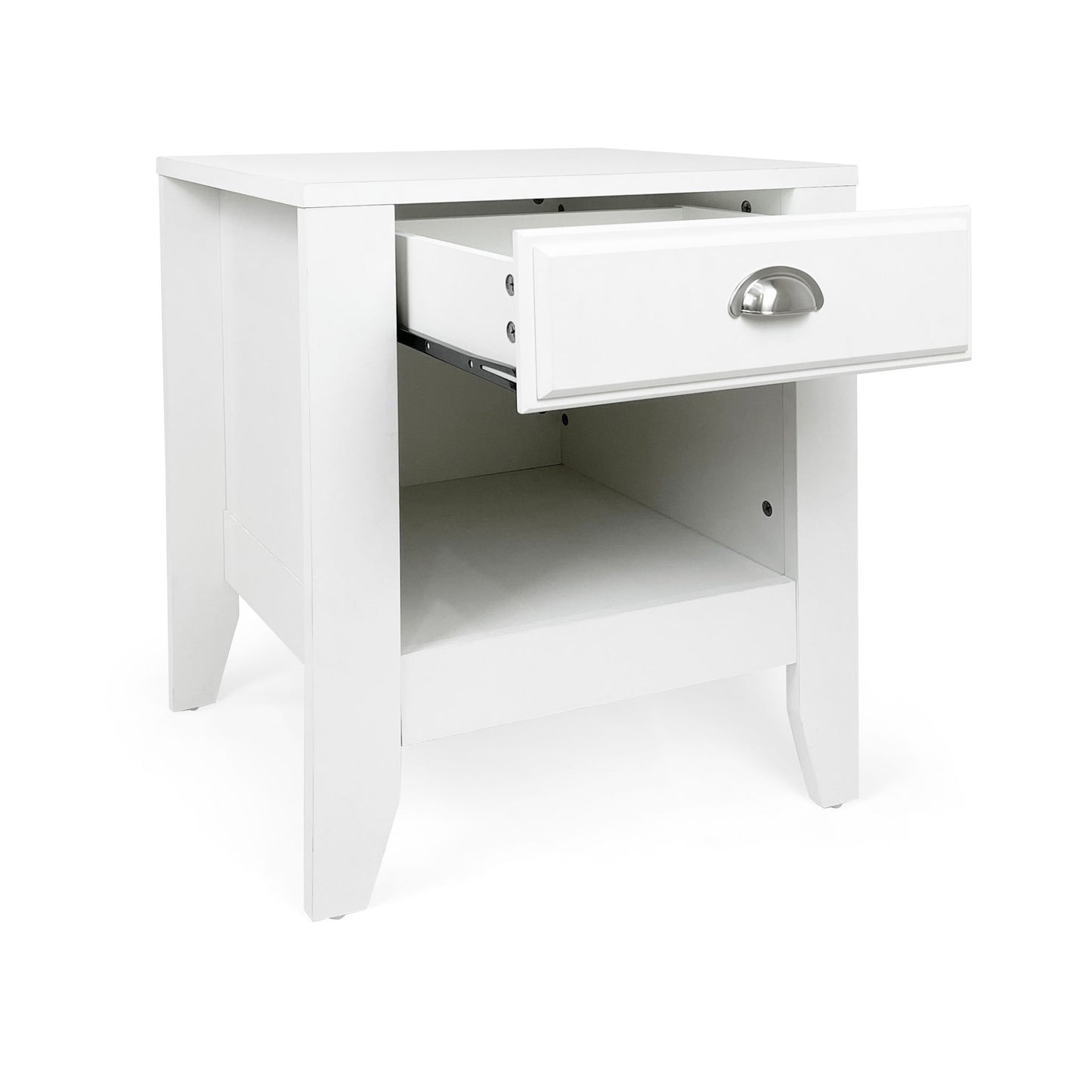 Cleary - Contemporary Nightstand With Drawer - The Sleep Loft - Online Mattress Showroom NYC