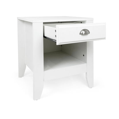 Cleary - Contemporary Nightstand With Drawer - The Sleep Loft - Online Mattress Showroom NYC