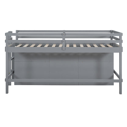 Loft Bed With 4 Drawers, Underneath Cabinet And Shelves - The Sleep Loft - Online Mattress Showroom NYC
