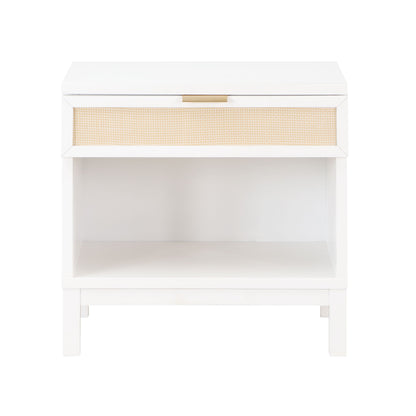 Blake - 1 Drawer Nightstand - White - The Sleep Loft - Online Mattress Showroom NYC