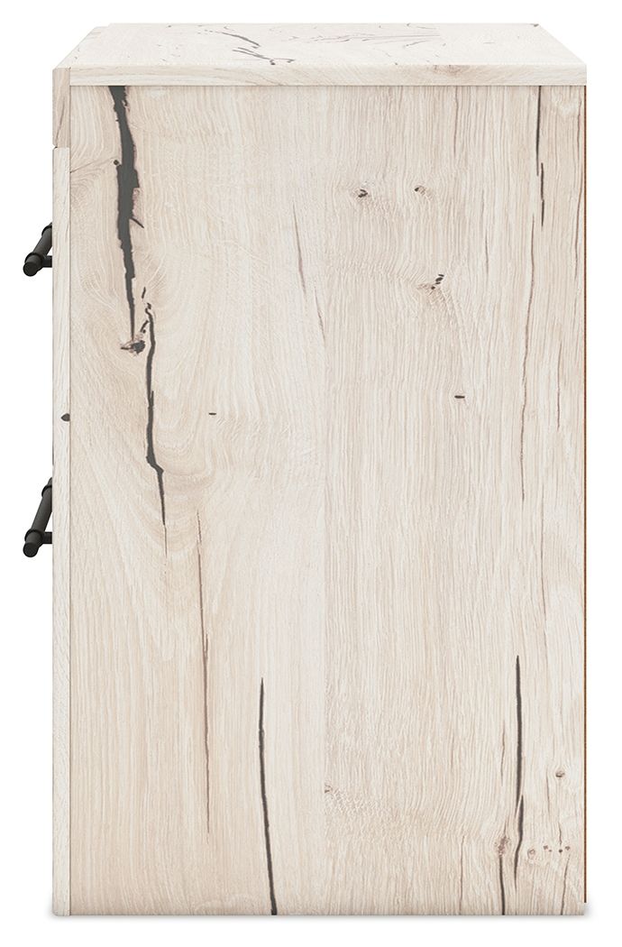 Lawroy - Two Drawer Night Stand - Light Natural