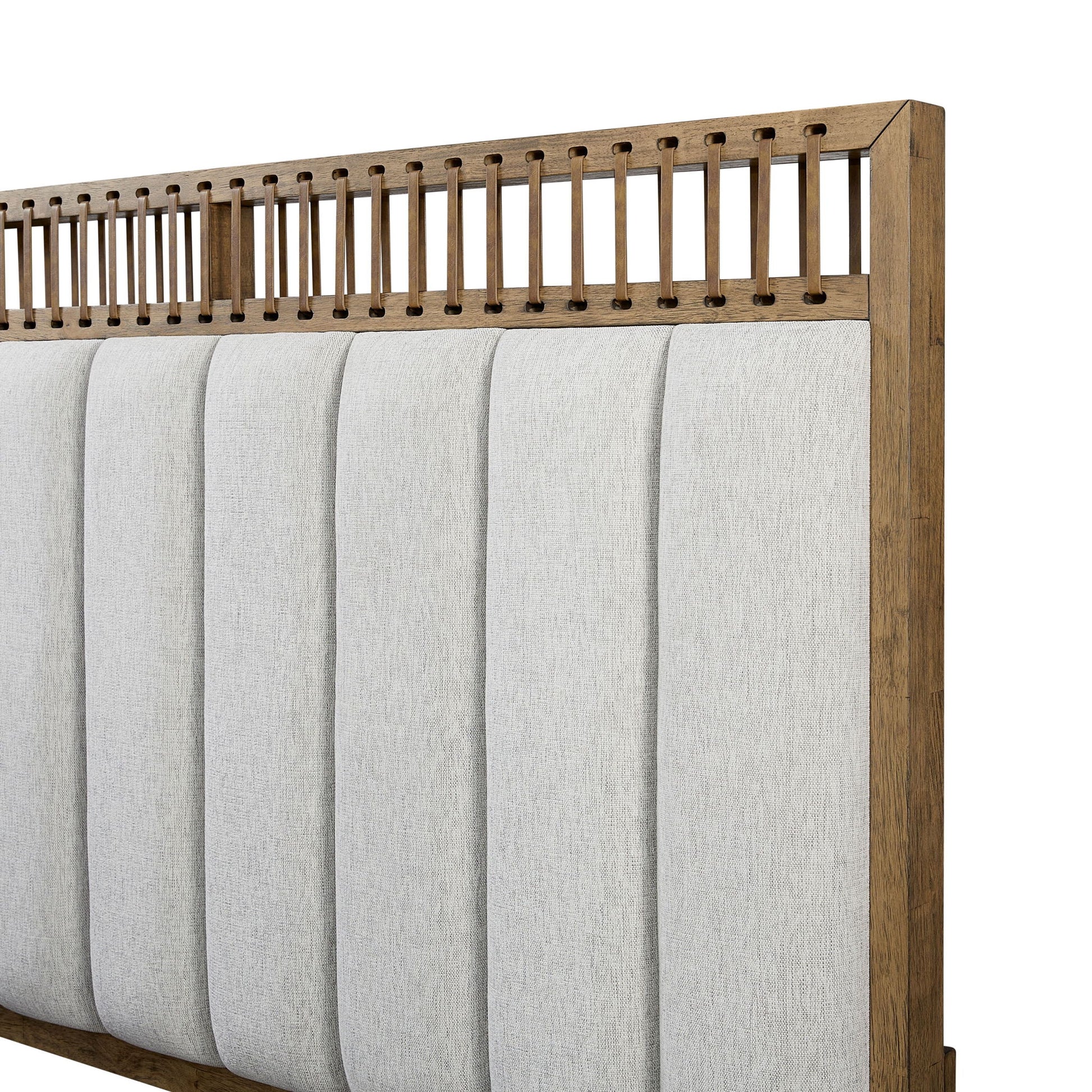 Elegant Design Upholstered And Strap Panel Bed - The Sleep Loft - Online Mattress Showroom NYC