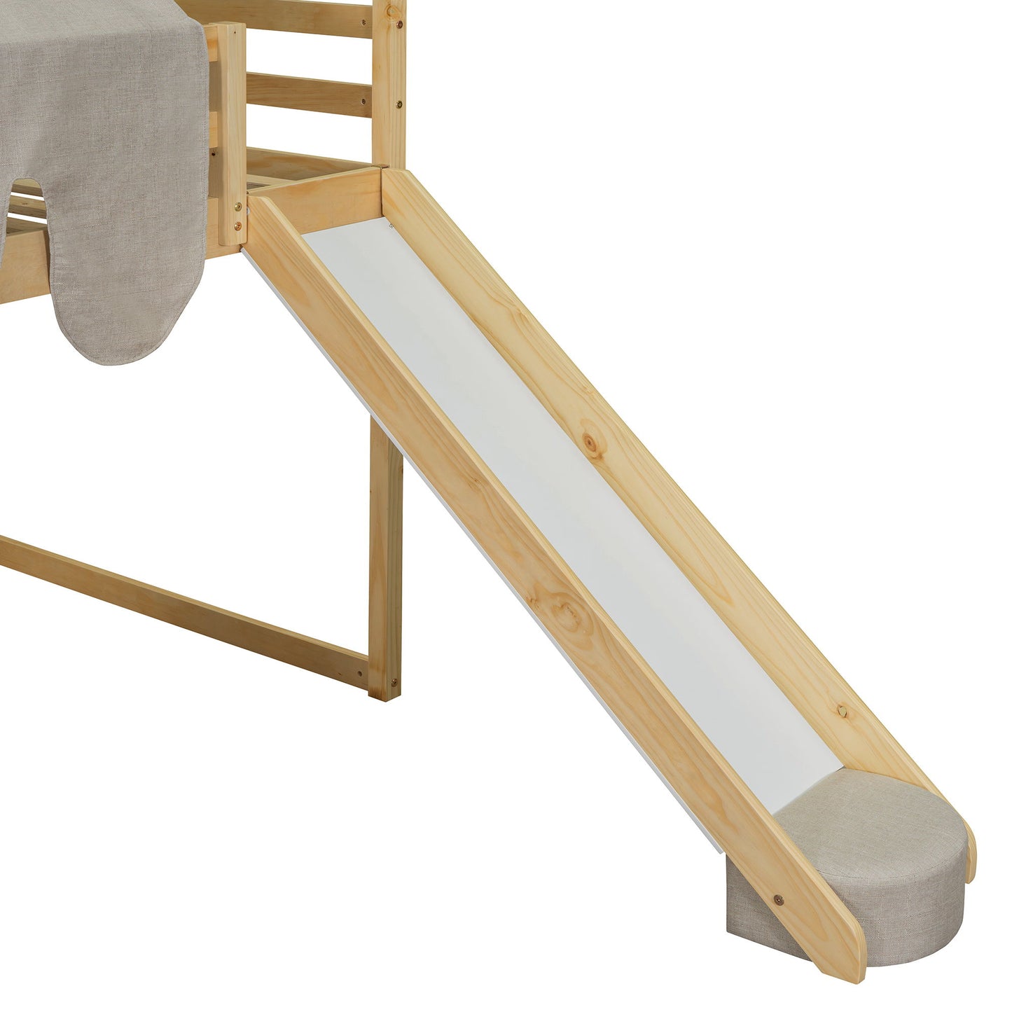 Loft Bed With House Shaped Frame And Tent - The Sleep Loft - Online Mattress Showroom NYC