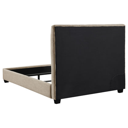 Saintes - Tufted Upholstered Wingback Bed - The Sleep Loft - Online Mattress Showroom NYC