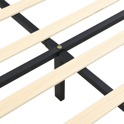 Modern Upholstered Platform Bed Frame With Button Tufted Headboard And USB Ports - The Sleep Loft - Online Mattress Showroom NYC