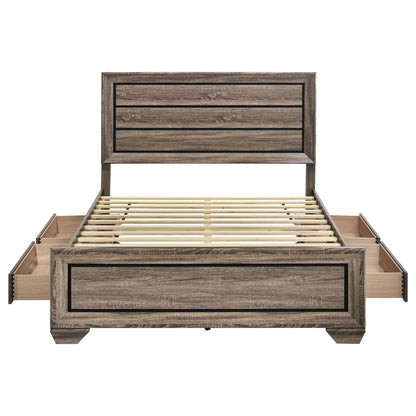 Queen Storage Bed With Underbed Drawers - Brown - The Sleep Loft - Online Mattress Showroom NYC