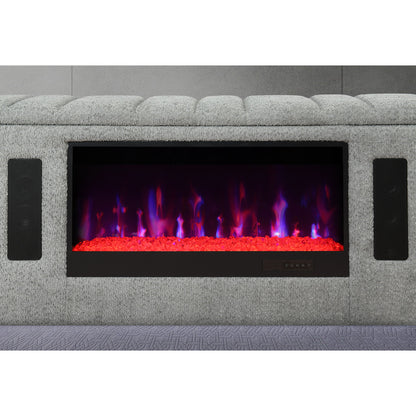 Isaiah - Bed With TV Lift-LED Speakers And Fireplace - The Sleep Loft - Online Mattress Showroom NYC