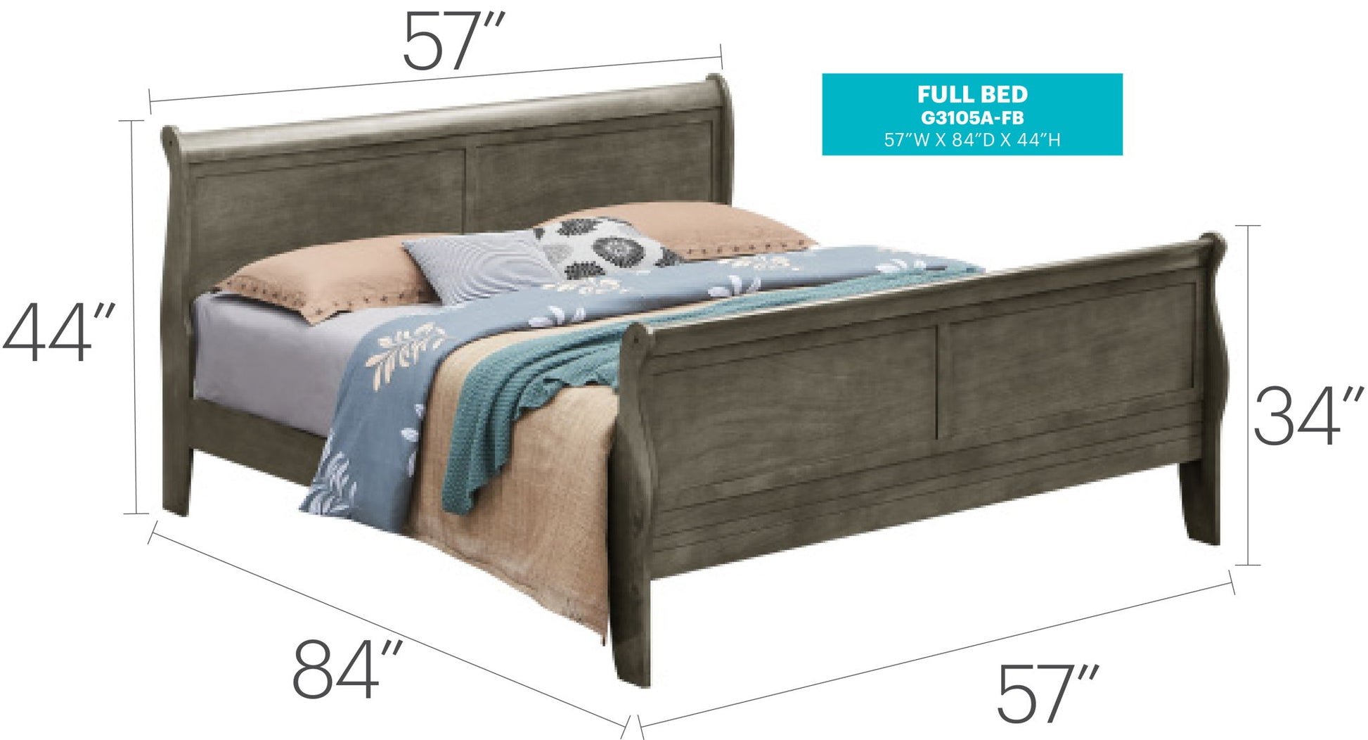 Panel Sleigh Bed - The Sleep Loft - Online Mattress Showroom NYC