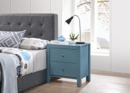 Charming Nightstand With Drawers - The Sleep Loft - Online Mattress Showroom NYC