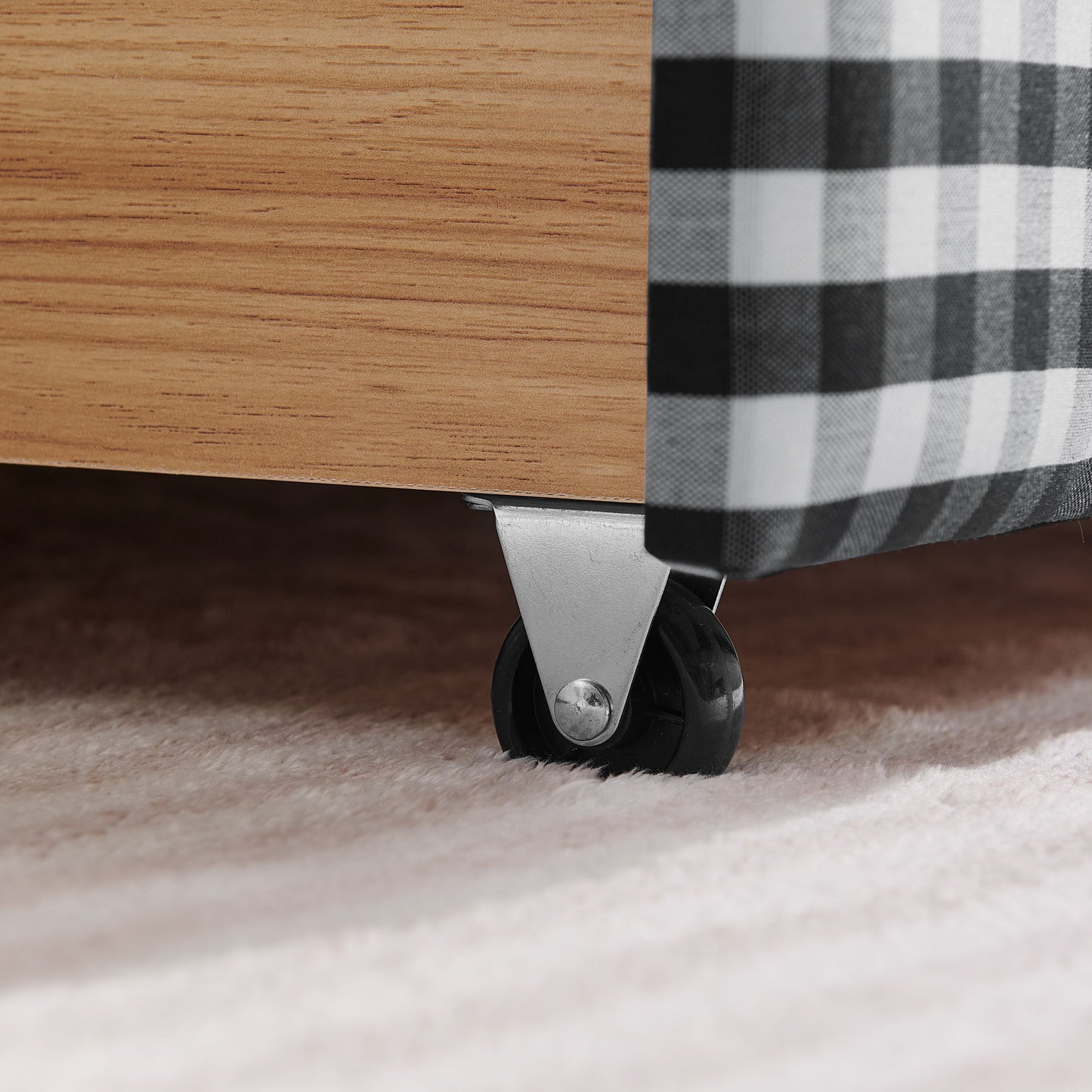 Gingham Daybed With USB Charging Port, Wave-Shaped Design - The Sleep Loft - Online Mattress Showroom NYC