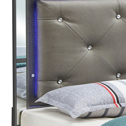 Verona - Full Bed - Metalic Black - The Sleep Loft - Online Mattress Showroom NYC
