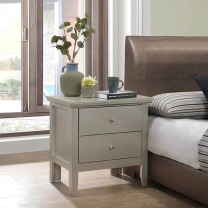 English Dovetailed Drawers Nightstand - The Sleep Loft - Online Mattress Showroom NYC