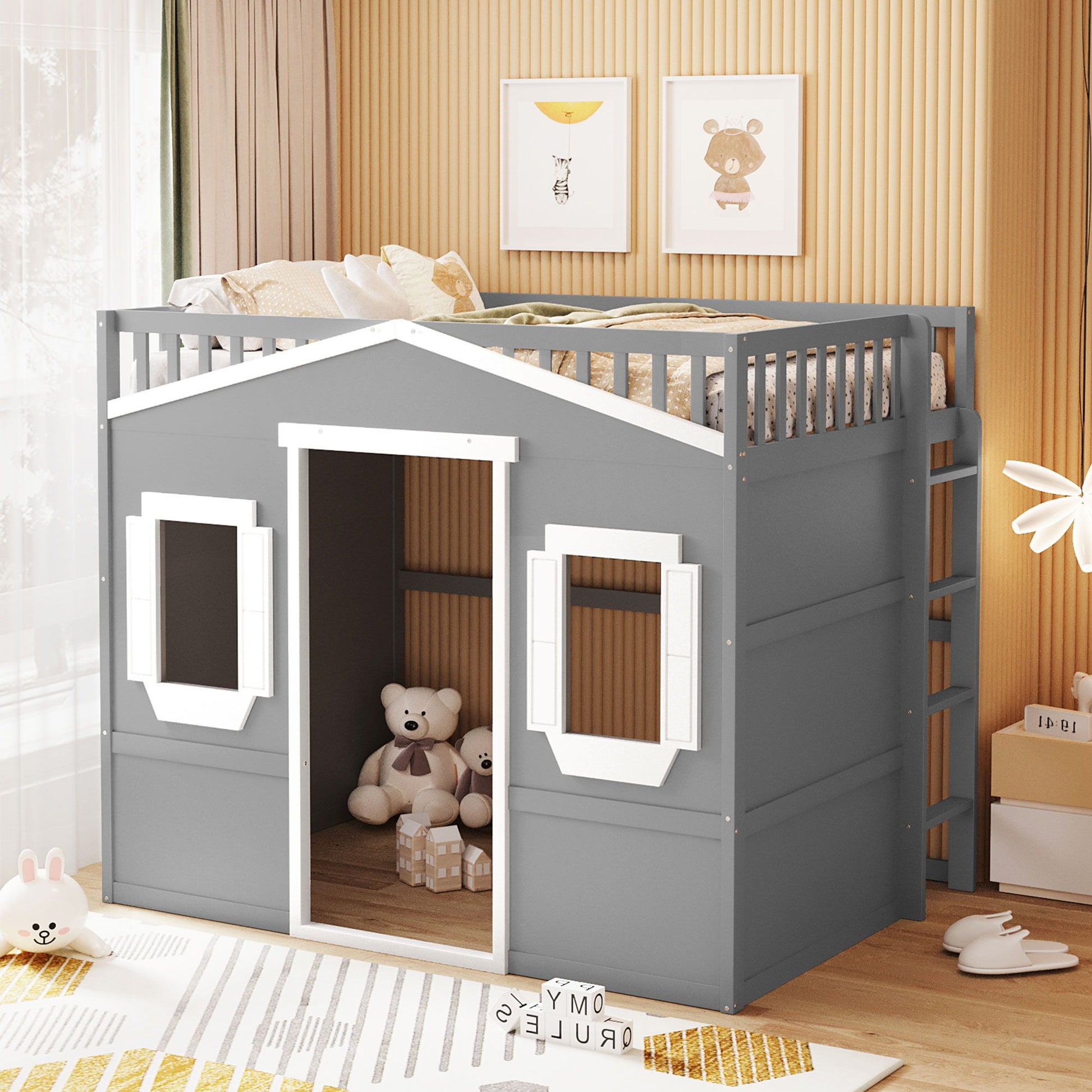 Elegant House Loft Bed With Ladder - The Sleep Loft - Online Mattress Showroom NYC