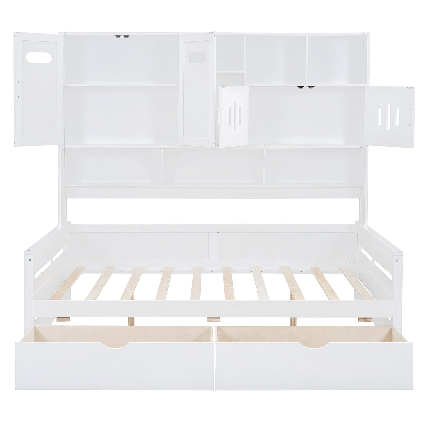 Daybed With All-In-One Cabinet And Shelf - The Sleep Loft - Online Mattress Showroom NYC