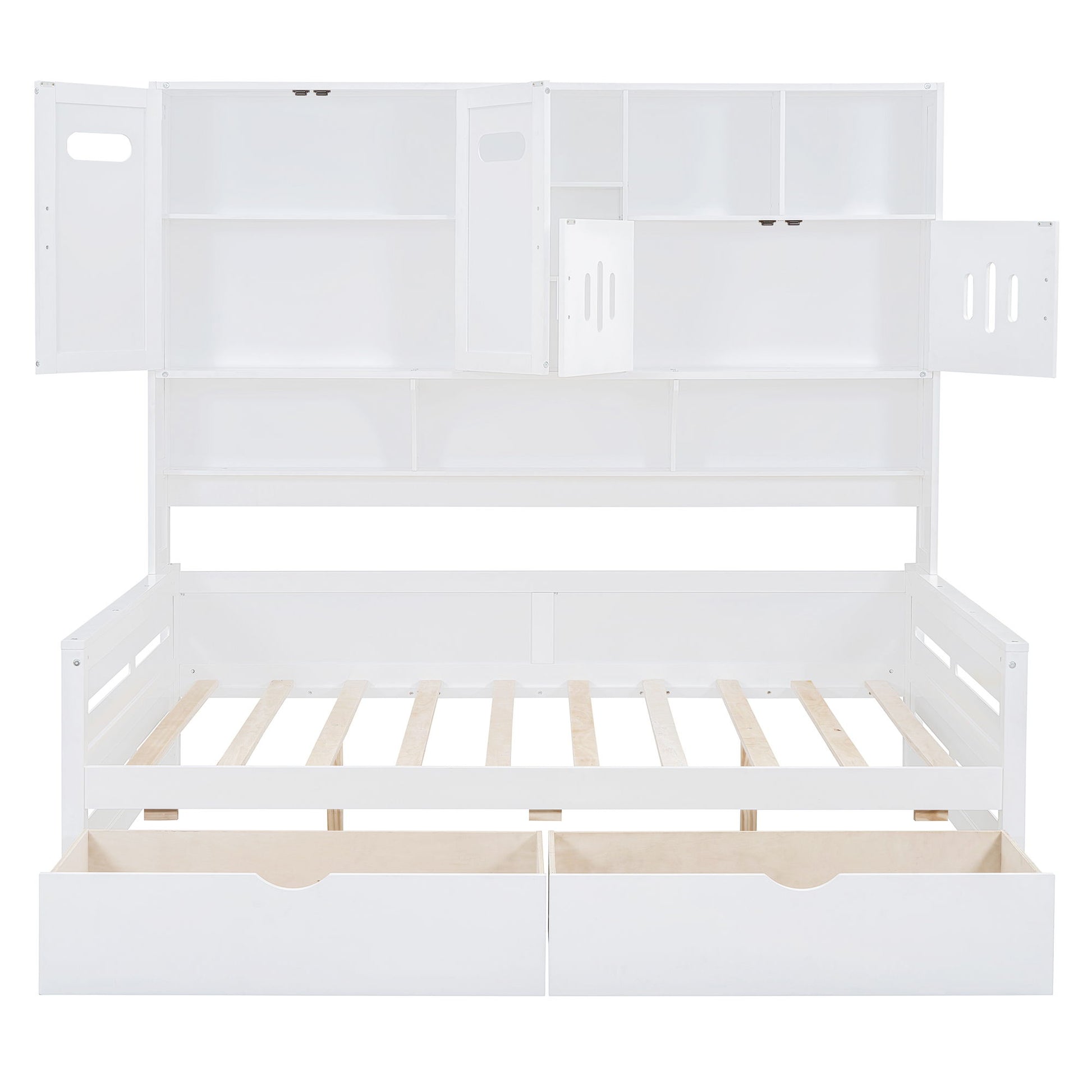 Daybed With All-In-One Cabinet And Shelf - The Sleep Loft - Online Mattress Showroom NYC