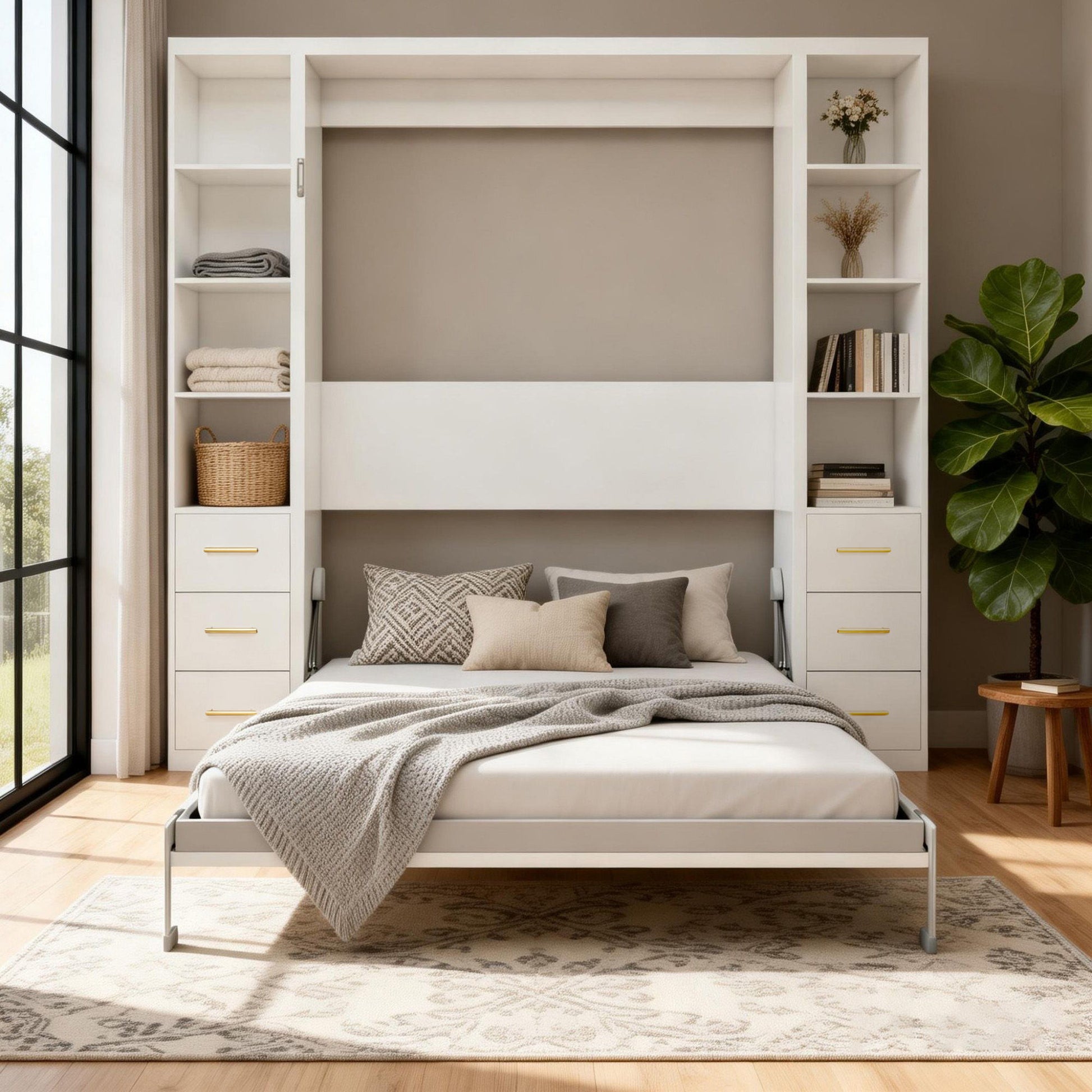 Folding Vertical Murphy Wall Bed - The Sleep Loft - Online Mattress Showroom NYC
