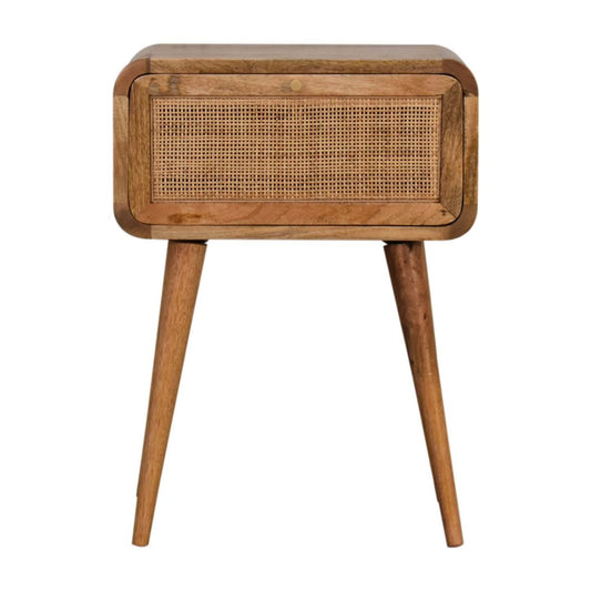 Mini Woven Nightstand - Oak - The Sleep Loft - Online Mattress Showroom NYC