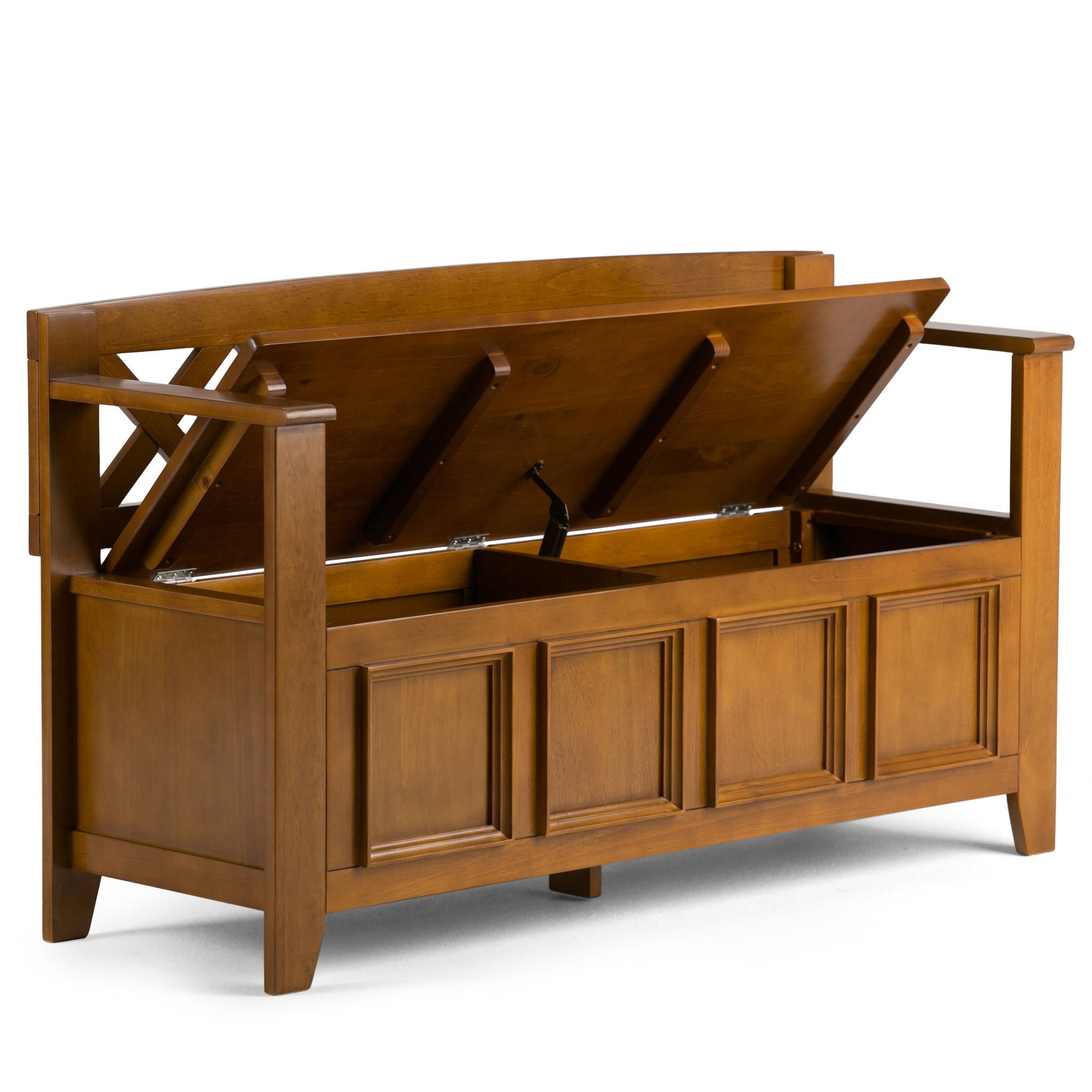 Amherst - Handcrafted Entryway Storage Bench - The Sleep Loft - Online Mattress Showroom NYC