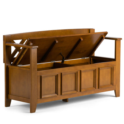 Amherst - Handcrafted Entryway Storage Bench - The Sleep Loft - Online Mattress Showroom NYC