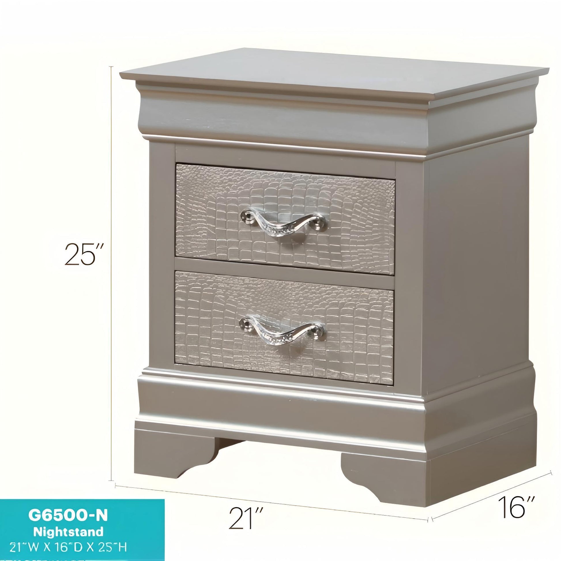 Decorative Accents Nightstand - The Sleep Loft - Online Mattress Showroom NYC