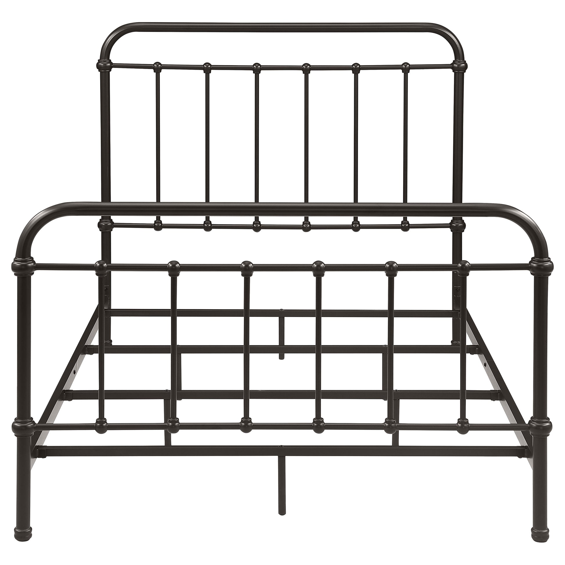 Livingston Metal Full Open Frame Bed Dark Bronze