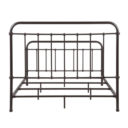 Livingston Metal Queen Open Frame Bed Dark Bronze