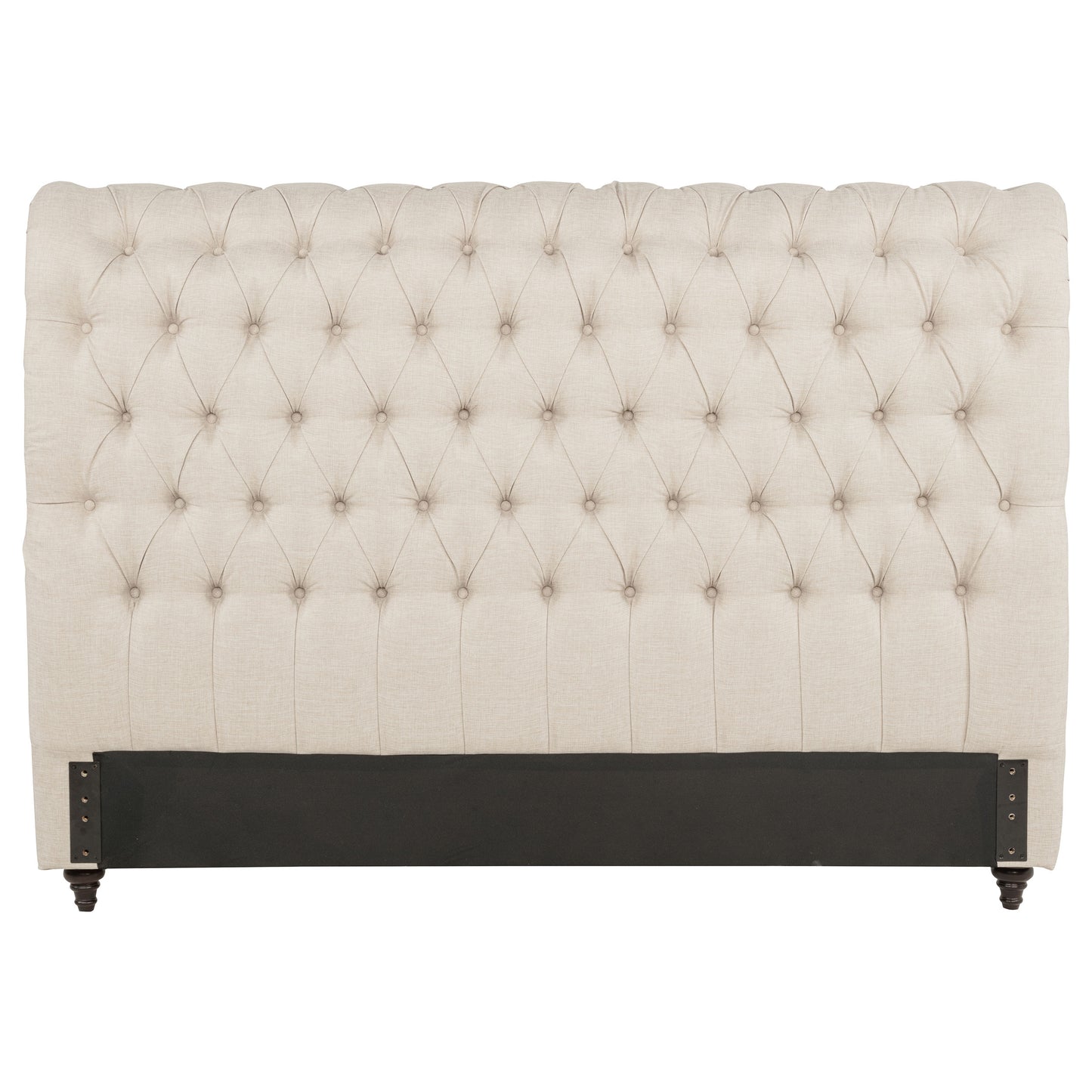 Devon 57-inch Upholstered Eastern King Headboard Beige