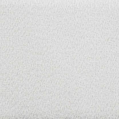Patricia Boucle Upholstered Twin Day Bed with Trundle White
