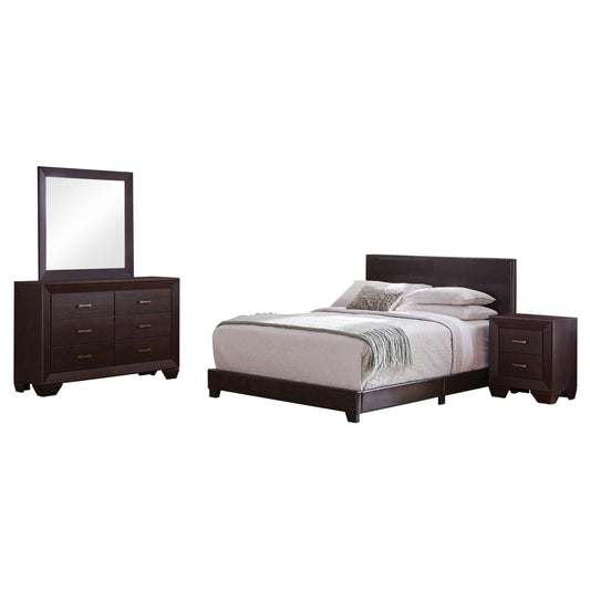 Dorian 4-piece Full Bedroom Set Dark Cocoa - The Sleep Loft - Online Mattress Showroom NYC