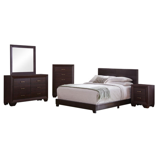 Dorian 5-piece California King Bedroom Set Dark Cocoa - The Sleep Loft - Online Mattress Showroom NYC