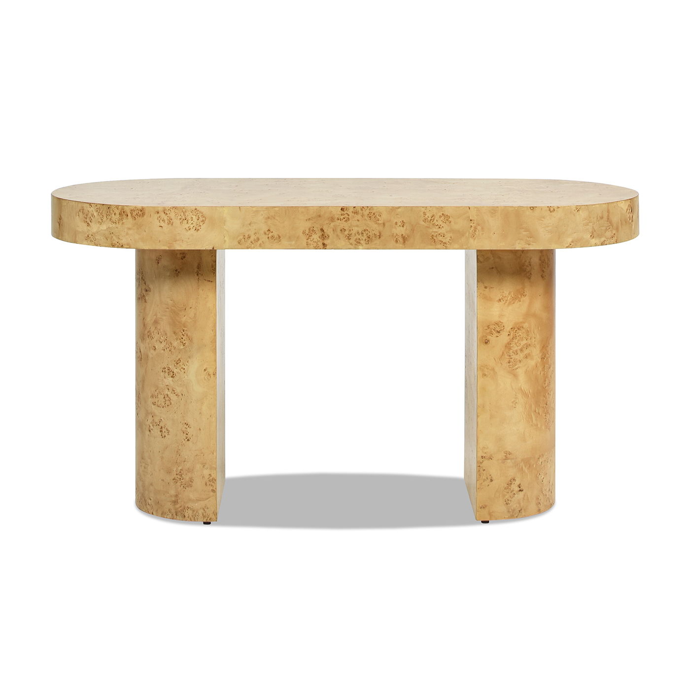 Jesse - Single Drawer Oval Computer Desk - The Sleep Loft - Online Mattress Showroom NYC