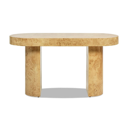 Jesse - Single Drawer Oval Computer Desk - The Sleep Loft - Online Mattress Showroom NYC