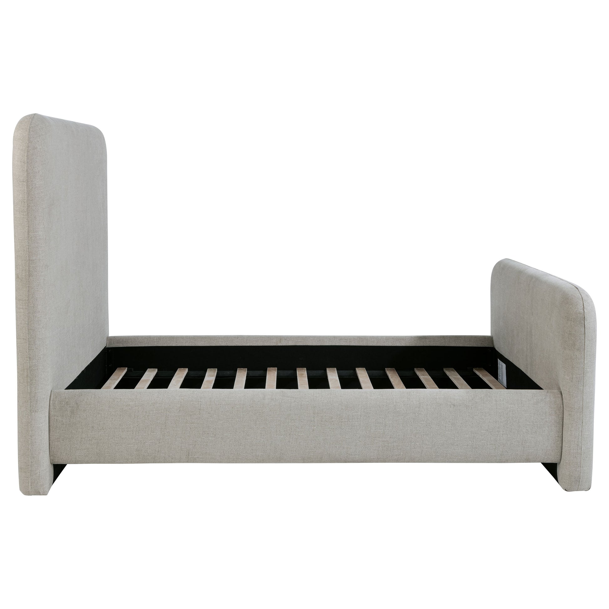 Wren Upholstered Queen Panel Bed Grey