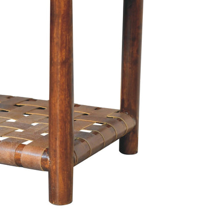 T Bar Nightstand - Dark Brown - The Sleep Loft - Online Mattress Showroom NYC