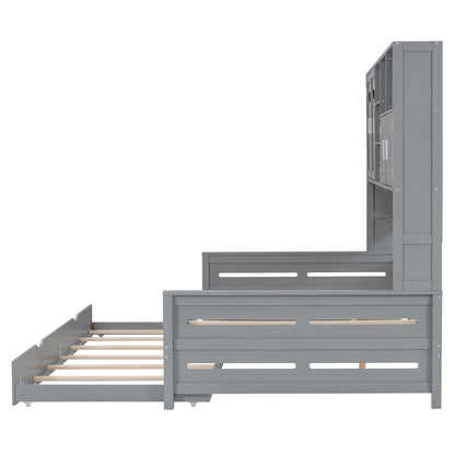 Daybed With All-In-One Cabinet And Shelf - The Sleep Loft - Online Mattress Showroom NYC