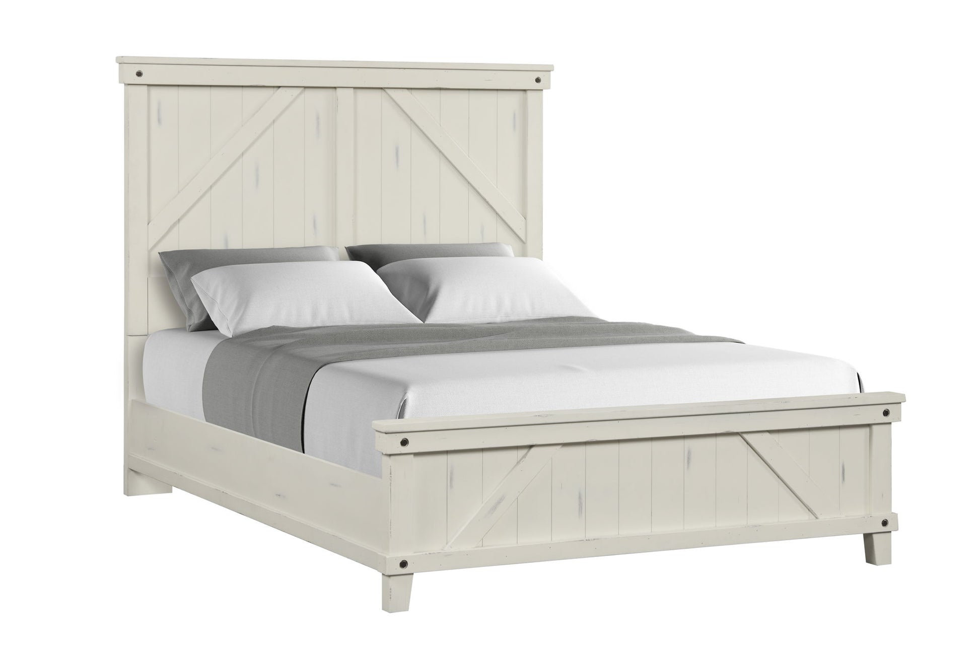 Industrial Farmhouse Bed - The Sleep Loft - Online Mattress Showroom NYC