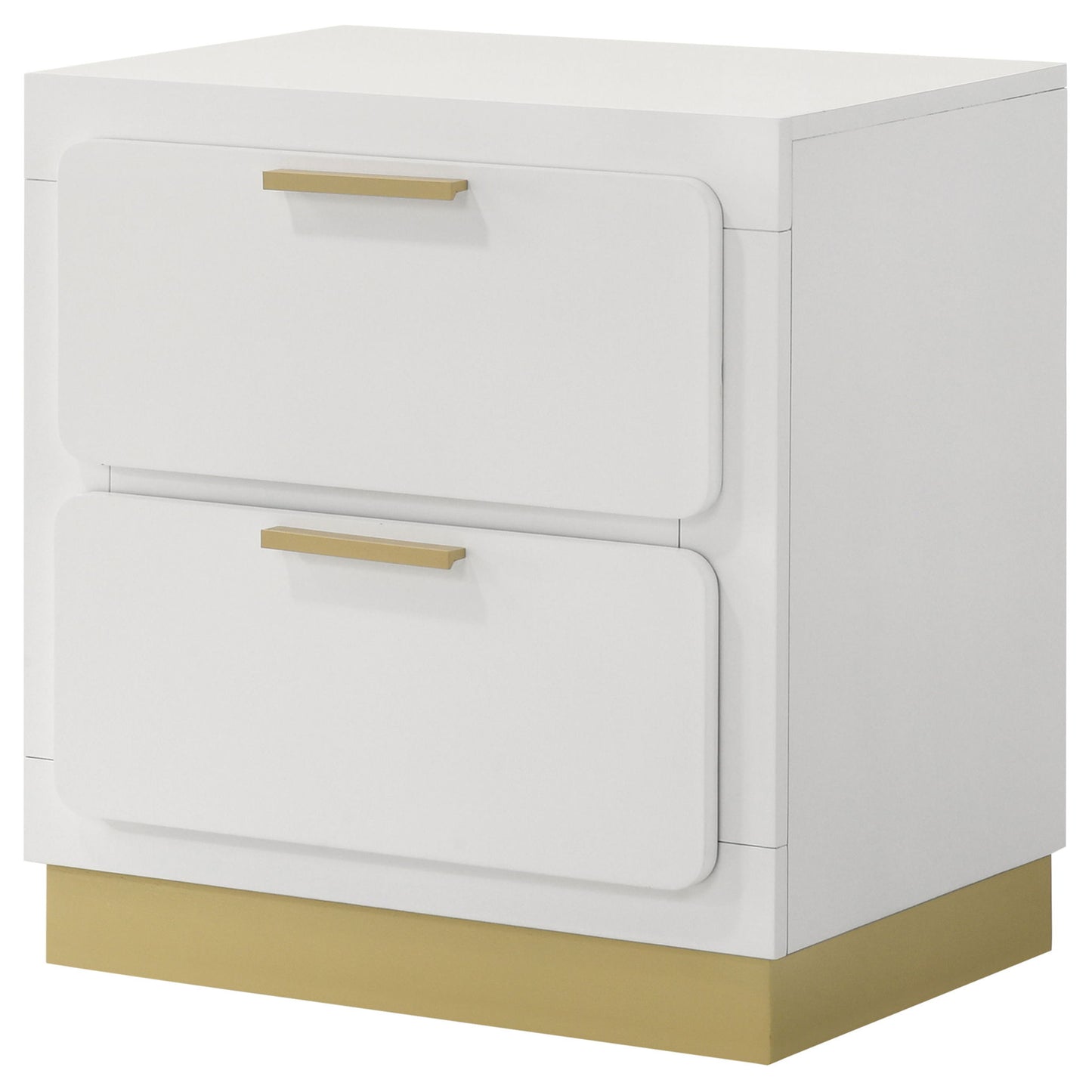 Modern Luxury Nightstand With 2 Drawer Storage - The Sleep Loft - Online Mattress Showroom NYC