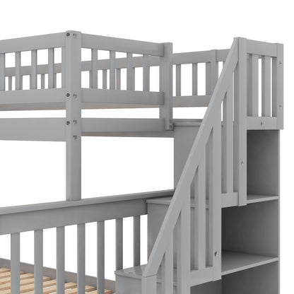 Bunk Bed With Staircase - The Sleep Loft - Online Mattress Showroom NYC