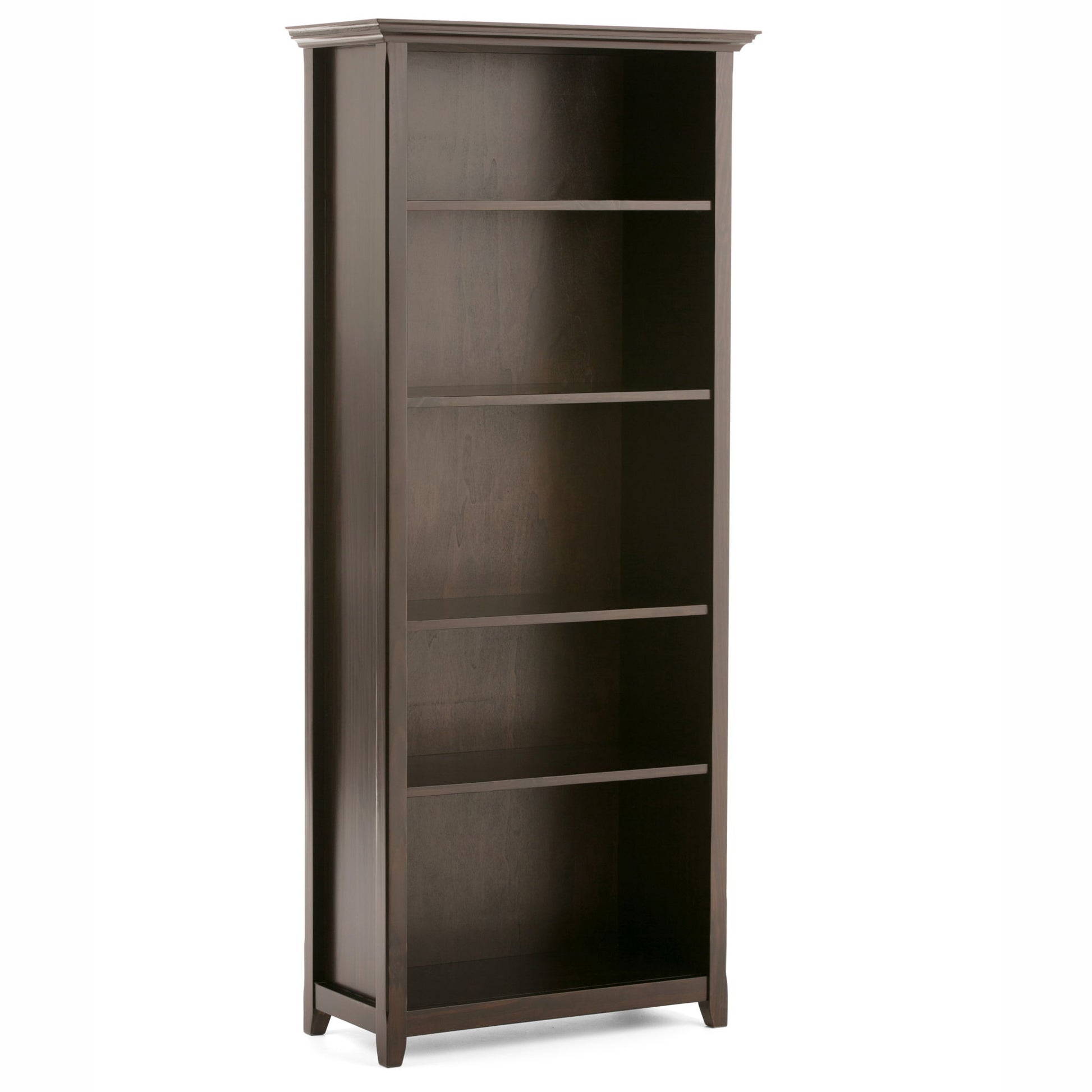 Amherst - 5 Shelf Bookcase, Handcrafted - The Sleep Loft - Online Mattress Showroom NYC