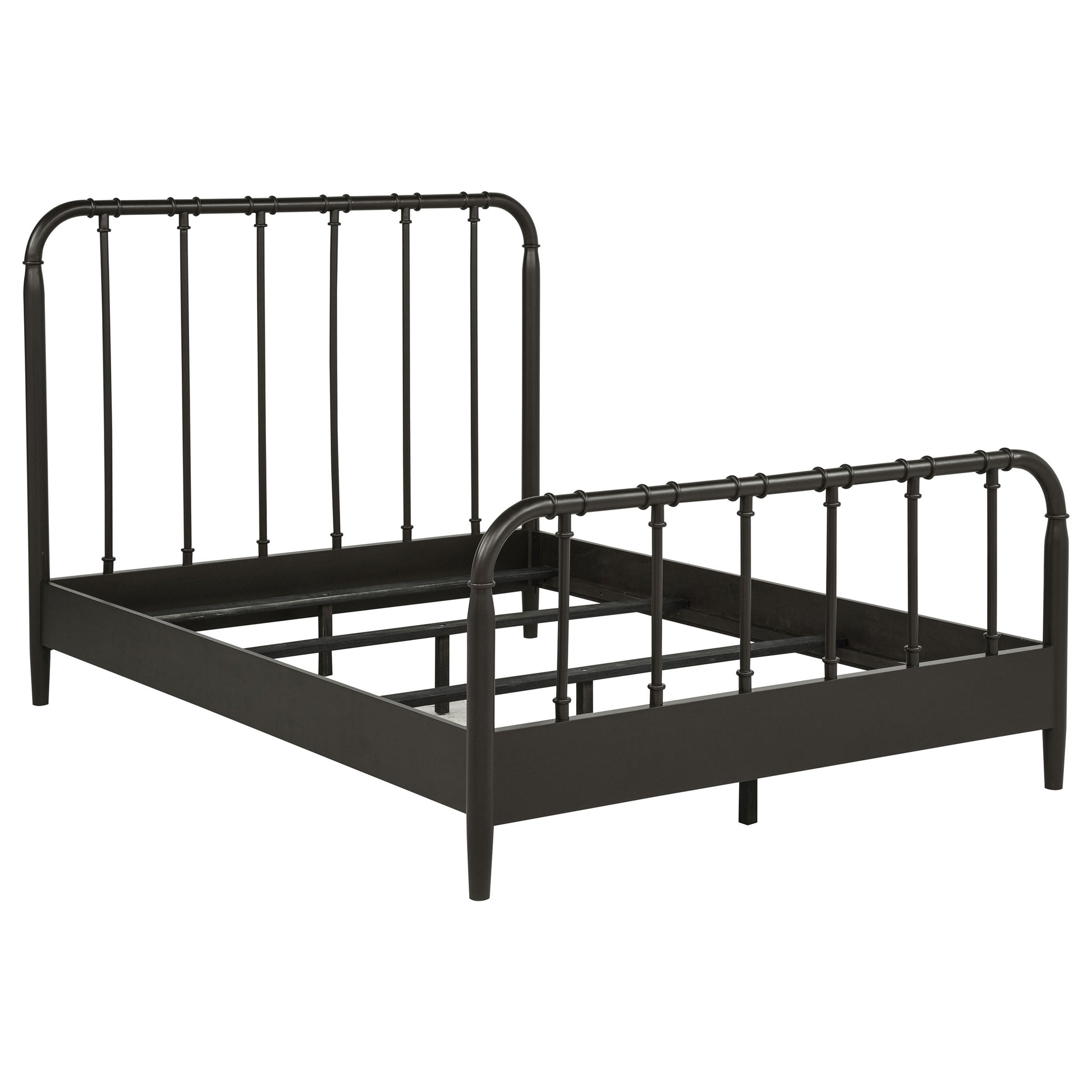 Rocco All Wood Water Pipe Open Frame Full Bed Dark Bronze